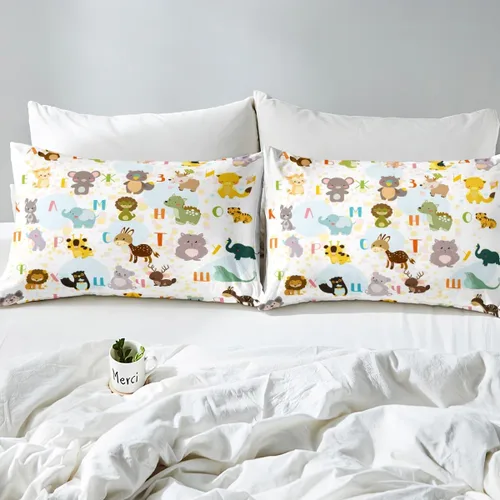 Miniatura 4 de Labrador - Sábana bajera ajustable de dibujos animados de cachorros Kawaii para niños, niños y niñas, juego de ropa de cama para perros y mascotas