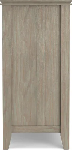 Miniatura 12 de SIMPLIHOME Artisan Buffet - Aparador de 3 puertas de madera maciza de 54 pulgadas de ancho en gris envejecido, gabinete de almacenamiento