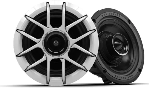 Wet Sounds Zero 6 XZ-W 6.5" Coaxial con Tweeter de bocina - Blanco
