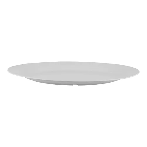 Miniatura 3 de G.E.T. OP-618-W - Plato ovalado blanco de 18 x 13.5 pulgadas, resistente a roturas, apto para lavavajillas, de plástico de melamina, colección Milano
