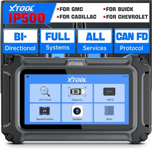 XTOOL IP500 para escáner GM OBD2, herramienta de escaneo bidireccional con diagnóstico de sistemas completos para Buick/Chevrolet/Cadillac/GMC,