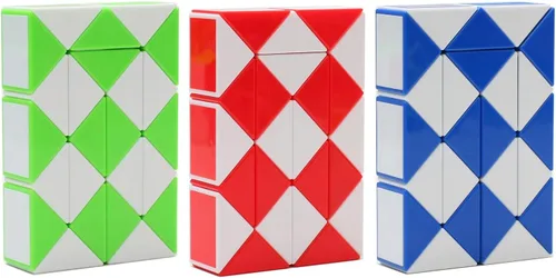 Miniatura 7 de Cubo mágico de velocidad de serpiente con giro de velocidad, rompecabezas cerebral, juguetes para TDA, TDAH, ansiedad y autismo, adultos y niños