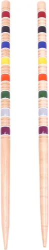 Miniatura 9 de Juego de Croquet Deluxe para 8 jugadores con bolsa de transporte (cuatro asas de 28 pulgadas/cuatro asas de 32 pulgadas)