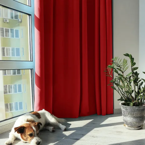 Miniatura 101 de Deconovo Cortinas opacas 100% con forro negro, cortinas con ojales aisladas térmicamente que reducen el ruido, doble capa para oscurecer