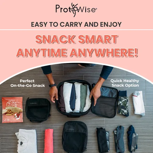 Miniatura 6 de ProtiWise Chips de proteína para barbacoa, 0.55 onzas de proteína, alta fibra, baja en carbohidratos, baja en calorías, aperitivo saludable sin