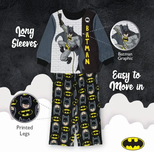 Miniatura 4 de DC Comics Boys Batman Pajama Set