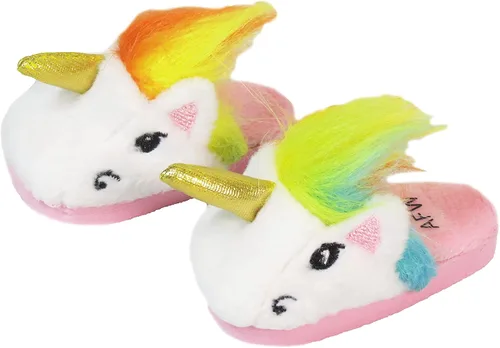 Miniatura 2 de American Fashion World Pantuflas de unicornio para muñecas de 18 pulgadas Calidad premium y diseño moderno Zapatos de muñeca Moda de zapatos
