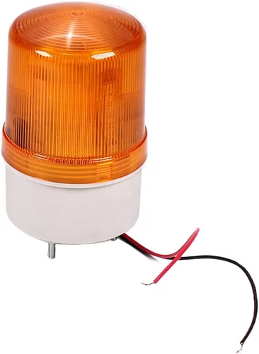 Miniatura 17 de Othmro Columna de luz de señal industrial LED alarma redonda torre indicador luz continua luz de advertencia roja verde DB 90db 24 V 3 W 1 unids