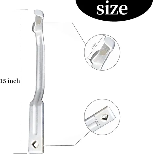 Miniatura 2 de Werhoo Barra de herramientas extensora de llave con imán - Extensión de llave con orificio de 1/2 pulgada, para mecánicos, comerciantes de garaje