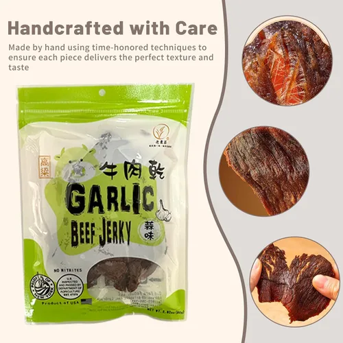 Miniatura 4 de Old Cottage Beef Jerky – Auténtica receta taiwanesa – Snacks taiwaneses – Snack de proteína seca seca Cecina de ternera, aperitivos asiáticos 2.82