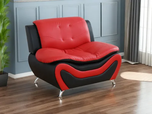 Miniatura 61 de Juego de sofá de cuero (3 piezas, cuero negro B), muebles de sala de estar para apartamento, material de estilo minimalista, fácil montaje B-cuero