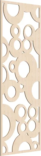 Miniatura 87 de Farwell Paneles de pared decorativos de madera con calado, 13 3/8 pulgadas de ancho x 34 3/8 pulgadas de alto x 1/4 de alto, roble rojo rojo