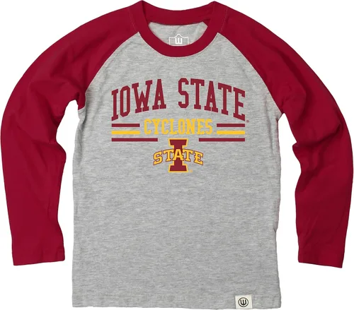 Miniatura 46 de Wes and Willy NCAA playera raglán de manga larga para niños