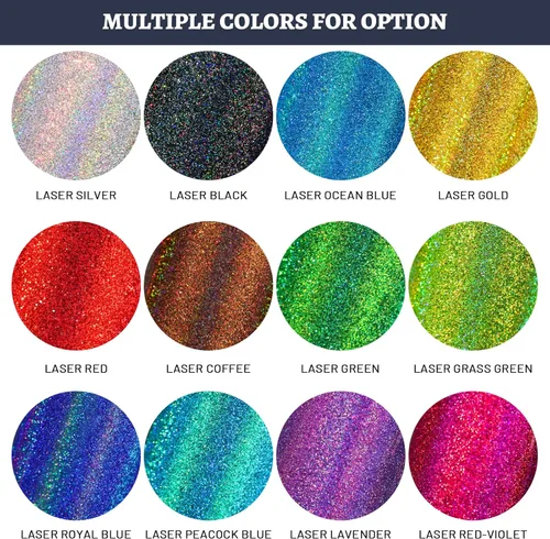 Miniatura 8 de Leobro - Purpurina dorada, 180g/6.35oz de purpurina fina holográfica dorada para resina, manualidades, vasos, uñas, cuerpo, decoraciones de fiesta