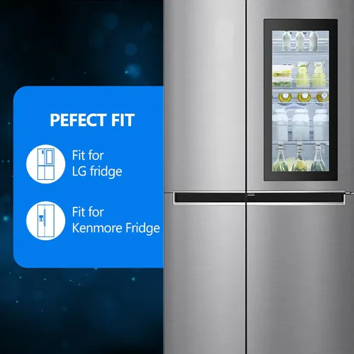 Miniatura 6 de LT120F Filtro de aire de repuesto para refrigerador LG LT120F Kenmore Elite 46-9918 469918 9918 9918 reemplaza ADQ73214402 ADQ73214403 ADQ73214404-3