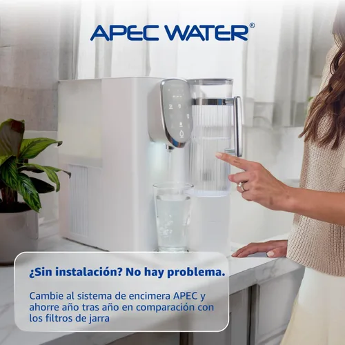 Miniatura 8 de APEC Water Systems ESSENCE ROES-PH75 sistema de filtro de agua potable, mineral PH + 75 GPD, 6 etapas súper seguras de ósmosis inversa