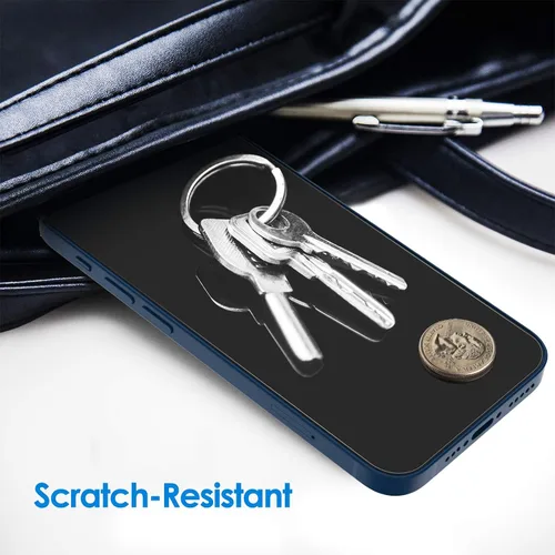 Miniatura 4 de JETech Protector de pantalla para iPhone 12/12 Pro de 6.1 pulgadas, película de vidrio templado, paquete de 3