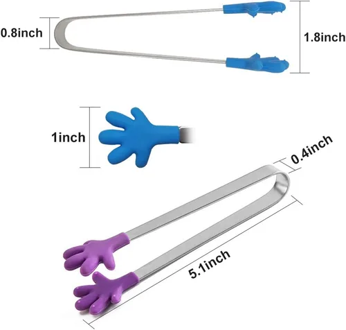 Miniatura 3 de 6 pinzas de hielo+6 pinzas de silicona