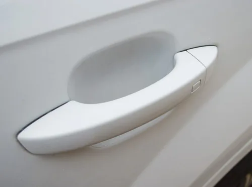 Miniatura 2 de Película protectora de pintura transparente de ajuste personalizado para manija de puerta de automóvil (juego de 4) para Hyundai Ioniq Sedan