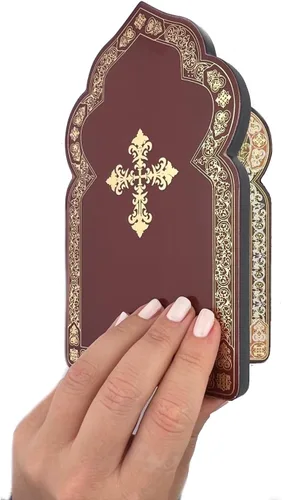 Miniatura 2 de Needzo Nuestra Señora de Kazán y Cristo Jesús icono díptico 7 1/2 pulgadas, iconos católicos cristianos ortodoxos, regalo religioso para hombres