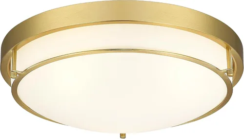 Miniatura 14 de 4822-BN - Lámpara de techo cerca de techo, de níquel con 2 luces para lavandería, cocina, dormitorio, baño, 4822-BN Clase esmerilada y níquel