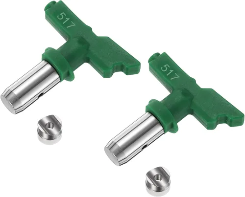 Miniatura 91 de uxcell 2 puntas de pulverización reversibles para pulverizador sin aire, 109 puntas de boquilla de pulverización de pintura, piezas de máquina