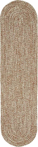 Miniatura 44 de BNM - Alfombra ovalada bohemia para interiores y exteriores con patrón trenzado sólido, perfecta para patio trasero, patio, oficina, sala de estar