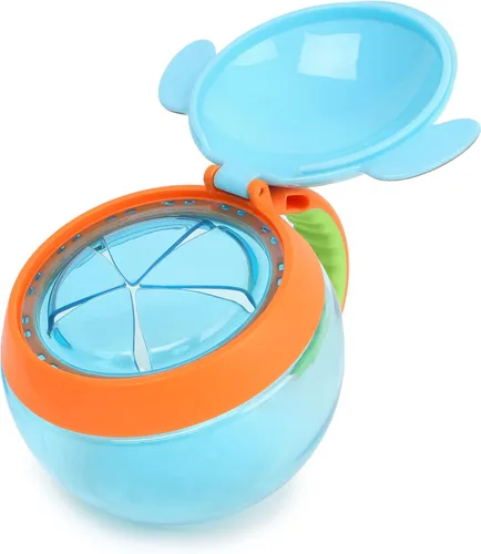 Miniatura 2 de Skip Hop Recipiente para bocadillos de bebé, taza de aperitivos para la hora de la comida, perro
