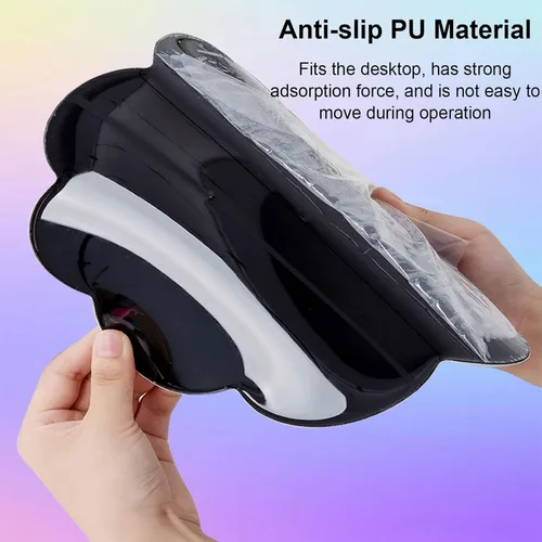 Miniatura 6 de Cloud - Reposamuñecas para teclado y alfombrilla para mouse con reposamuñecas con posavasos, ergonómico, lindo soporte para reposamuñecas de espuma