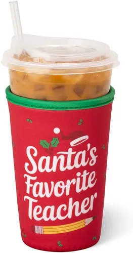 Miniatura 38 de Swig Life Coolie de Taza Helada Mediana, Funda Aislante de Taza de Café Helado de Halloween de 22oz con Asa, Coolie Aislado de Neopreno Mantiene