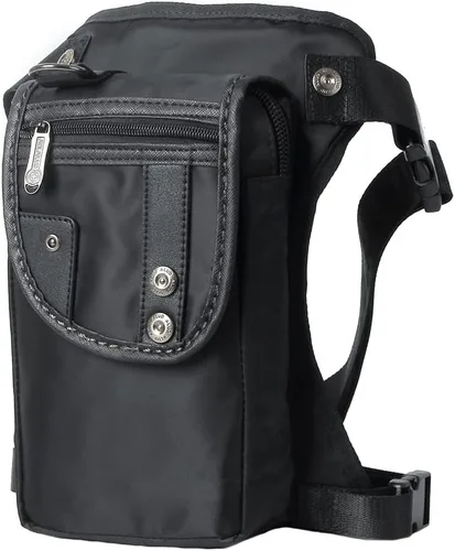 Miniatura 16 de Riñonera táctica al aire libre para hombres y mujeres, bolsa multifuncional para el muslo para motocicleta, bicicleta, senderismo, viajes, pesca