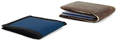 Miniatura 5 de Billetera Flowfolf Vanguard, delgada para bolsillo con doblés., talla única , Azul marino