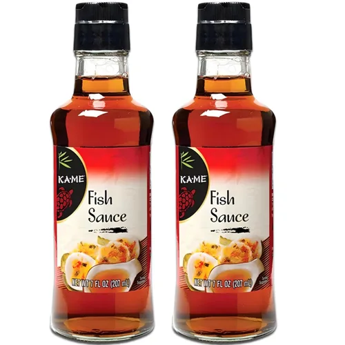 KA-ME Authentitc Salsa de pescado asiático, sin gluten, sin conservantes, sin MSG, condimento esencial del sudeste asiático, mejora tus creaciones