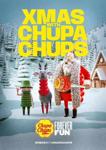 Miniatura 3 de Chupa Chups XXL Trio Surtido de paletas 3 en 1, 4 sabores, dulces envueltos individualmente para niños, caja de exhibición de 48.9 onzas