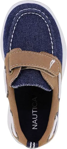 Miniatura 4 de Nautica Mocasines casuales para niños y niños, zapatos de barco con una correa - (niño pequeñoniño pequeño)