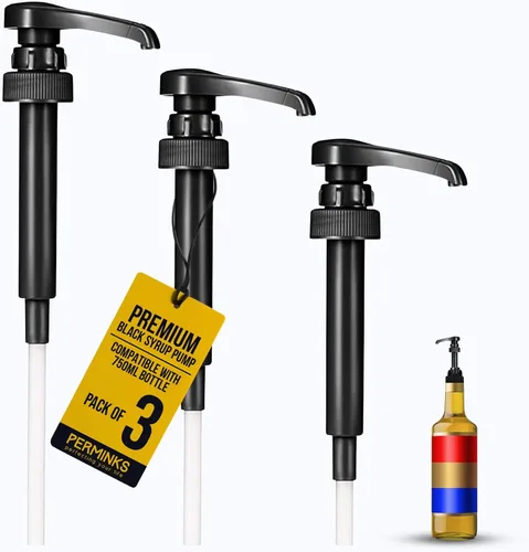 Miniatura 17 de Bomba de jarabe compatible con botellas Torani y Davinci (25.4 oz - 750 ml) (Negro)