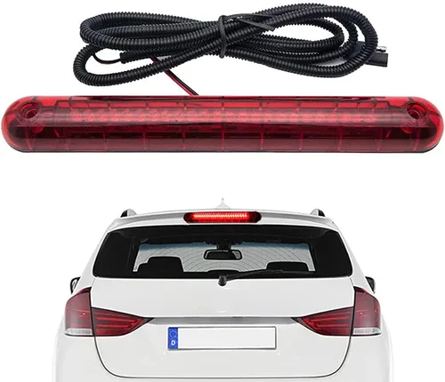 Universal Rojo 24 LED 12V Coche Alto Montaje Tercer 3RD Freno Parada Luz de Luz Trasera para Coche SUV Camión Luz de Freno de Alto Nivel