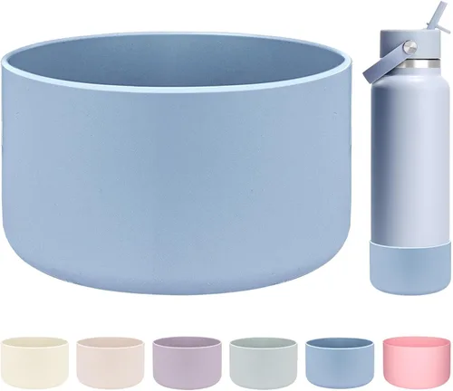 Miniatura 30 de HEYSKAY Funda Protectora de Silicona para Botella de Agua de Boca Ancha Hydro Flask de 32oz 40oz Protector de Base Inferior y Otras Botellas de Agua