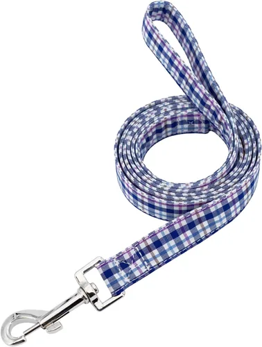 Miniatura 10 de Tunkoo Collar para perro con pajarita, elegante, a cuadros, suave, cómodo, de algodón, ajustable, hebilla de metal de alta calidad, pequeño, Cuello