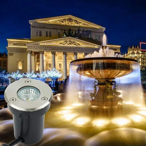 Miniatura 8 de Iluminación de paisaje de bajo voltaje, luz LED de pozo para exteriores, 12-24 V, AC/CC, luces de tierra IP67, impermeables, luces blancas cálidas