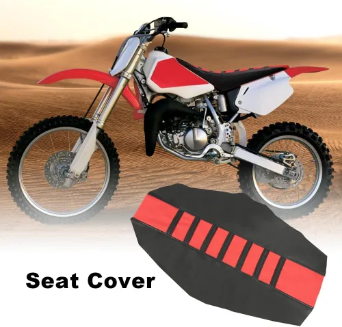 Miniatura 9 de CHEDA Funda de asiento suave de repuesto compatible con Honda CR125R CR250R CR500R CR80R CRF100F CRF125F CRF150F (rojo)