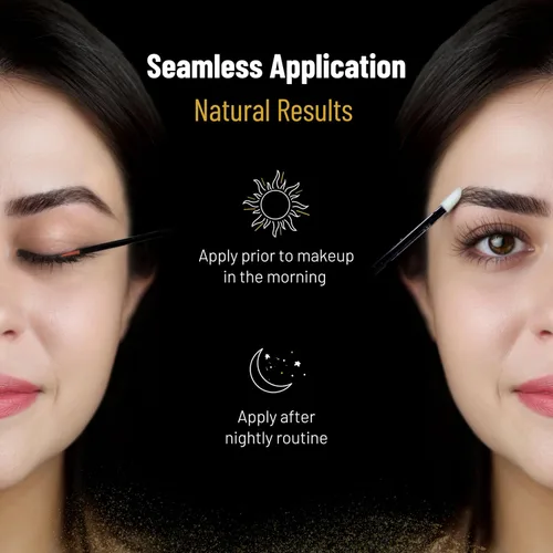 Miniatura 7 de Azeze Juego de suero para el crecimiento de pestañas y cejas, sin aceite, sin hormonas, suero para cejas y pestañas para crecimiento y grosor