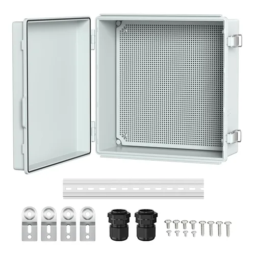 Miniatura 9 de Joinfworld Caja Eléctrica al Aire Libre Impermeable IP67 6X6 Caja de Proyecto de Plástico Recinto Resistente a la Intemperie para WiFi Electrónica