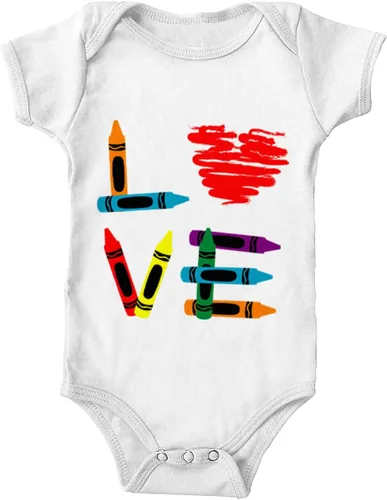 Tcombo LOVE Crayons - Body de libro para colorear de corazón