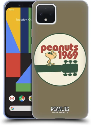 Miniatura 189 de Head Case Designs Funda de gel Woodstock 50th con licencia oficial de Peanuts Snoopy Guitar 1969 [protección de grado militar] compatible