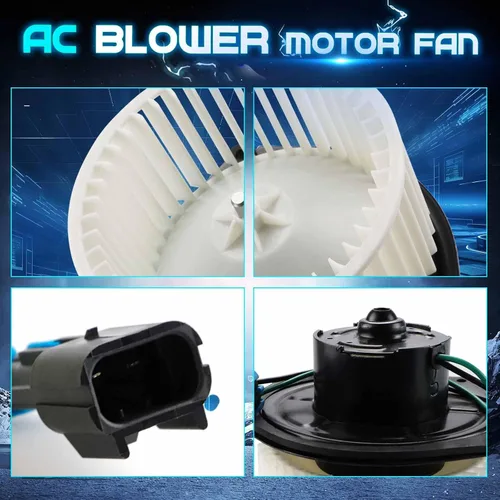 Miniatura 5 de 5114162AA Conjunto de motor del ventilador de calentador para Jeep Cherokee 1988-1996, Jeep Comanche 1988-1992, Jeep Wogoneer 1988-1990, reemplaza