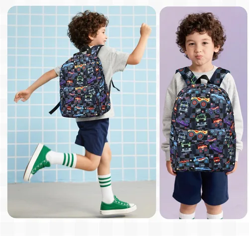 Miniatura 108 de CAMTOP - Conjunto de mochila y lonchera con estampados divertidos para niños de preescolar y primaria), Y0058-2