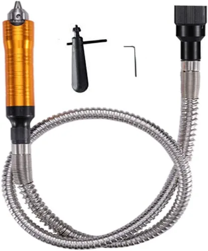 Miniatura 7 de Herramienta Giratoria de Eje Flexible Molinillo Colgante Carver Kit de Herramientas Eléctricas Multifunción para Trabajo en Metal, Control por