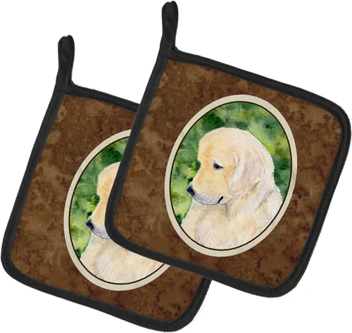 Miniatura 131 de Caroline's Treasures SS8617PTHD - Juego de soportes para ollas de cocina resistentes al calor, almohadillas calientes para horno para cocinar, Husky