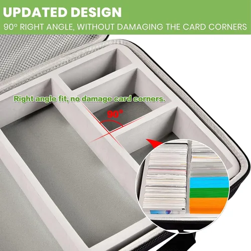 Miniatura 3 de ALKOO Estuche para tarjetas coleccionables, más de 2000 cartas para MTG Commander, para YuGiOh, para Magic The Gathering, para tarjetas contra